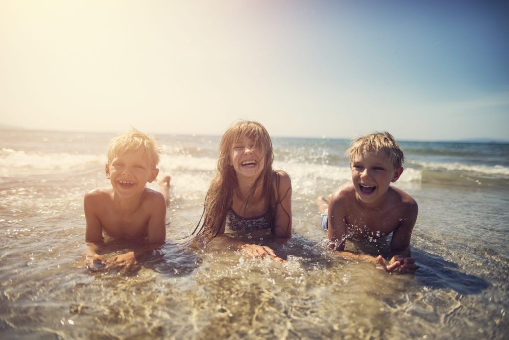 kids enjoying the water one of the top myrtle beach family activities and free myrtle beach things to do